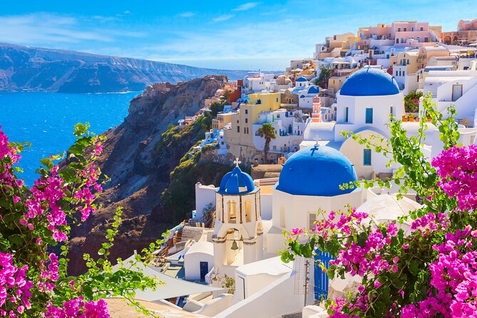 5 Hour Skip Tram Lines Cruise-Friendly Tour & Wine Experience - Athinios to the Caldera: your first 30 minutes set the tone