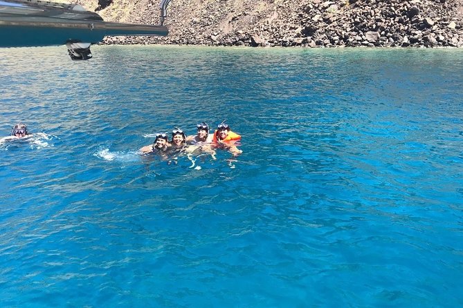 ALL-INCLUSIVE: Santorini Caldera Cruise with Greek Meal & Drinks - Where you board: Vlychada marina, plus pickup that actually helps