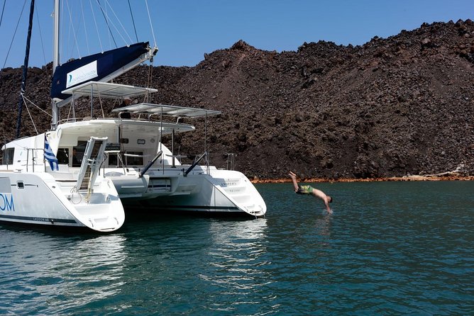 Caldera Cruise with Swim Stops, BBQ on board and drinks! - Key highlights worth planning around