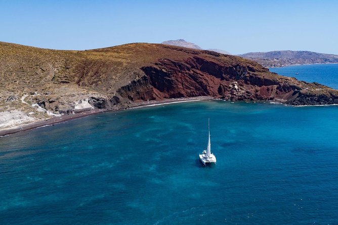 Caldera Cruise with Swim Stops, BBQ on board and drinks! - A Small-Group Cruise That Feels Relaxing, Not Rushed
