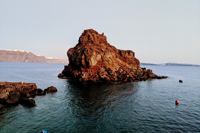 Caldera Private Cruise & Volcano Hike - Nisís Agios Nikolaos islet: 45 minutes of blue-water swimming time
