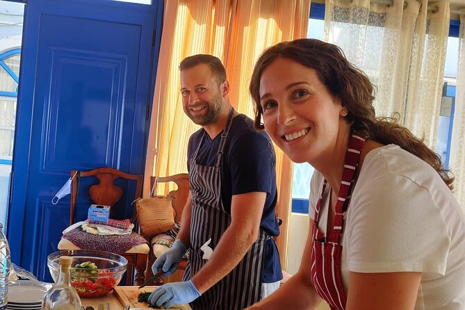 Cooking Class and Wine Tasting in Santorini - Akrotiri and Litsa at the traditional taverna lunch