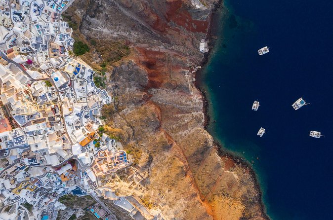 Experience Santorini Sunset by Helicopter - Imerovigli return: calmer views and Skaros Rock nearby