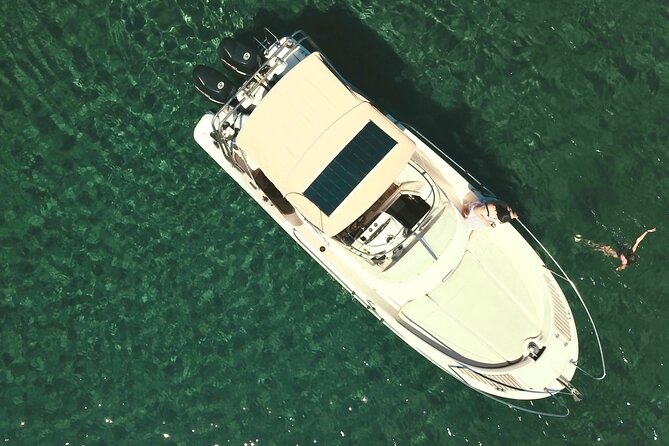 Explore Santorini and its volcanic wonders with Alex Private Boat - Palea Kameni, lava rocks, and what you are actually seeing