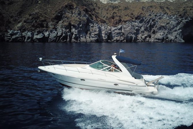 Explore Santorini’s volcano with Alex Private Boat Rental - Optional Nea Kameni volcanic park: worth it if you want extra structure