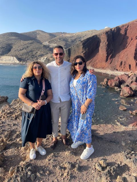 Exploring Santorini: 4 Hours Best of Santorini - Perissa Black Sand Beach for swim time and a breather