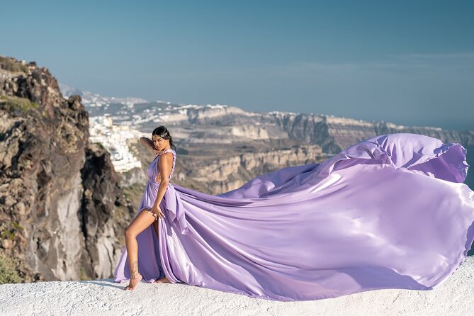 Flying Dress Photo © Photoshoot in Santorini: Express Package - Weather Rules, Reschedules, and What You Should Do in Advance