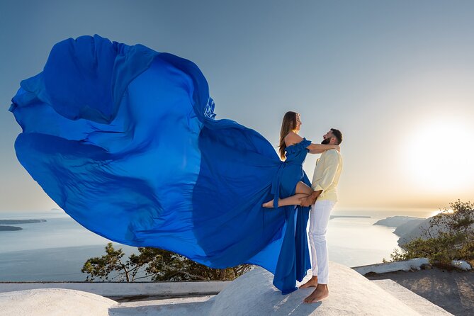 Flying Dress © Photoshoot in Santorini: Happy Birthday Package - Flying Dress in Santorini: What the 2 Hours Feel Like