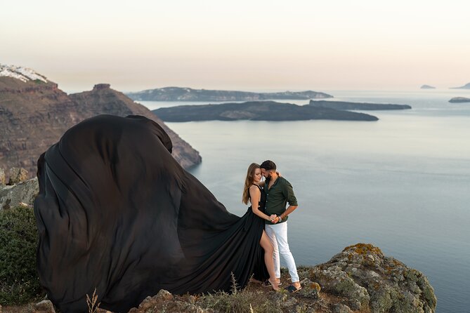 Flying Dress © Photoshoot in Santorini: Happy Birthday Package - Makeup and Hair, Done Where You Are