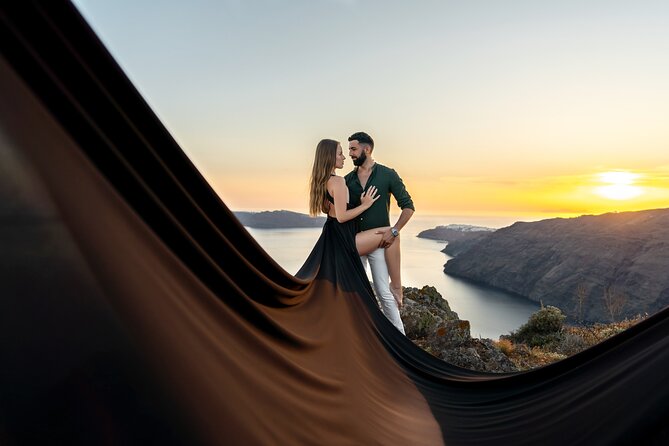 Flying Dress © Photoshoot in Santorini: Happy Birthday Package - Booking Your Gown Catalog: Sizes, Styles, and Birthday Energy