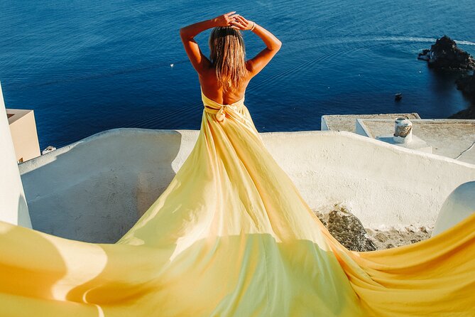 Flying Dress Photoshoot Santorini - Flying Dress Photoshoot in Santorini, What It Feels Like