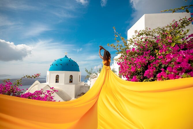 Flying Dress Photoshooting Santorini - Key Highlights at a Glance