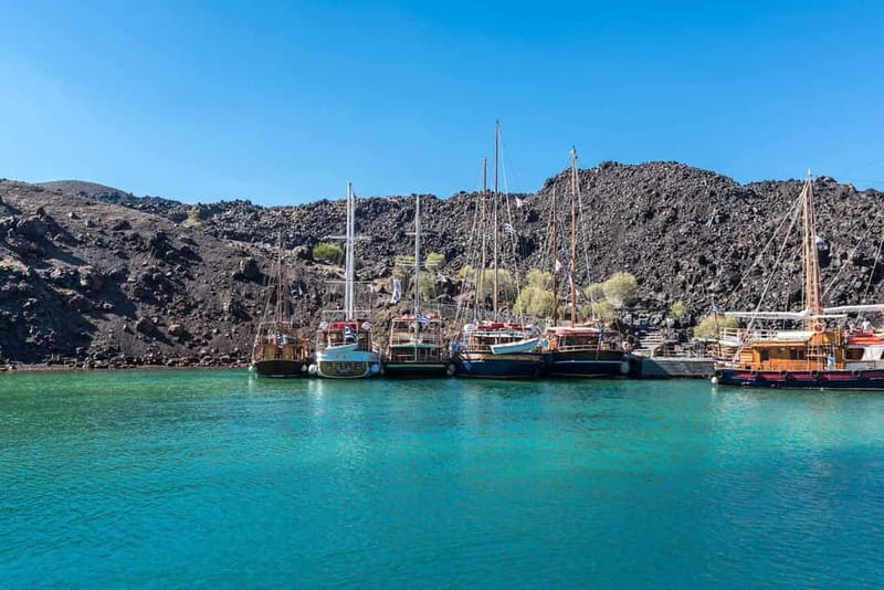 From Santorini: Volcano Cruise With Oia Sunset - Athinios Port Departure and Nea Kameni Crater Hike Option