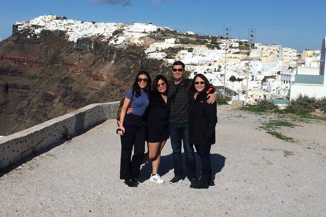 Full Day Private Tour to Santorini - Imerovigli: balcony views, churches, and Skaros Rock remains
