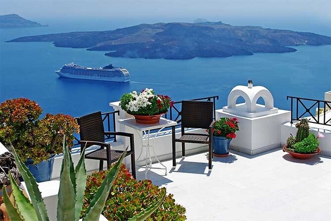 Full Day Private Tour to Santorini - Profitis Ilias monastery: views from the highest point