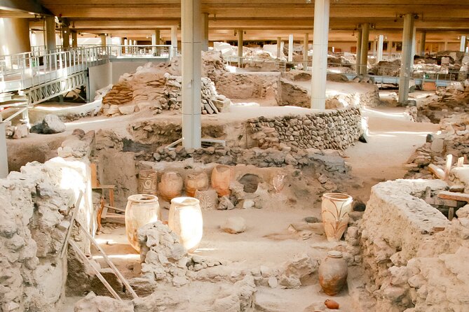 Guided Tour: the Myth of Lost Atlantis - Akrotiri Archaeological Site: Walking through an ash-buried city