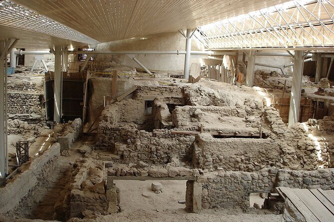 Guided Tour to the Akrotiri Archaeological Site in Santorini - Stop 1: Akrotiri Archaeological Site in 2 guided hours