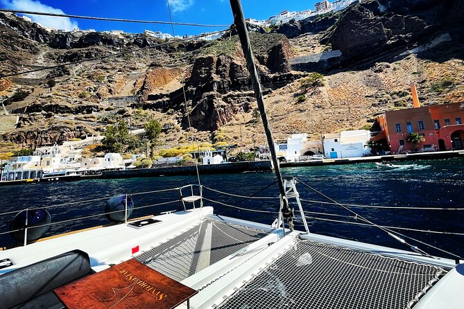 Half Day Premium Catamaran Cruise in Santorini including Oia - Timing and crowd reality: small group, but not a silent retreat