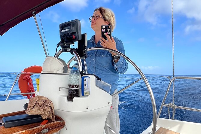 Half day Private Sailing cruise in Santorini island up to 6 pax - Food, wine, and included extras that affect real value