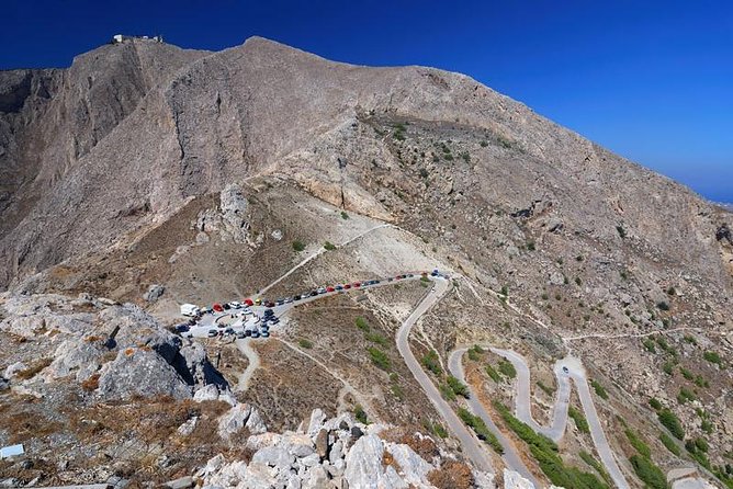 Half-Day Santorini South Coast and Akrotiri Tour from Fira - Profitis Ilias Monastery: the 550-meter viewpoint with limited access