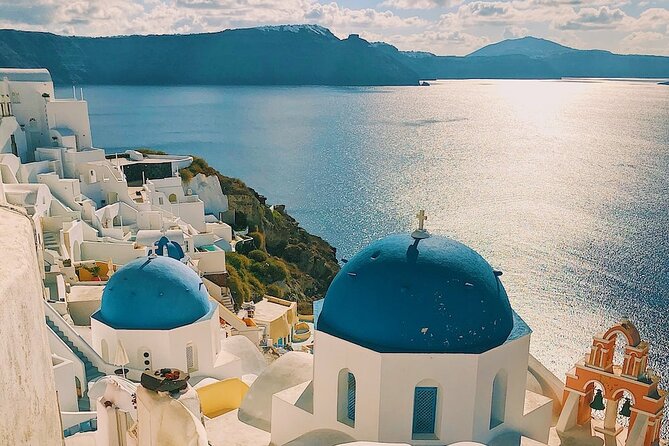 Luxury Full Day Private Sightseeing Tour in Santorini - Emporio’s windmills and Perissa’s black sand