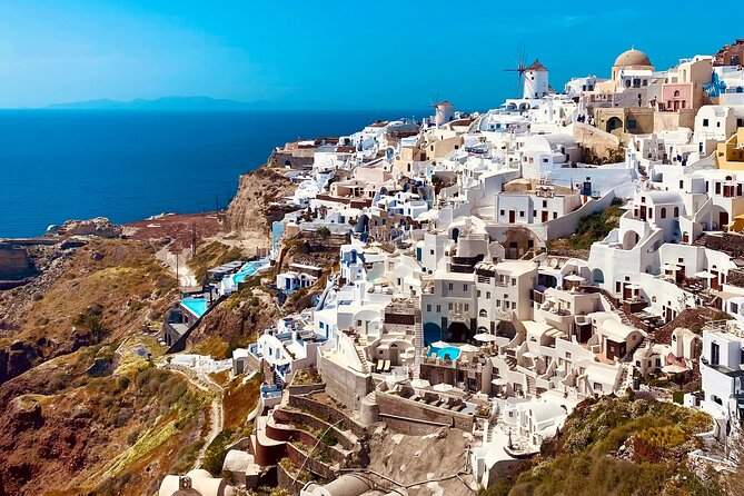 Luxury Full Day Private Sightseeing Tour in Santorini - Imerovigli, the quieter cliff edge with real scale