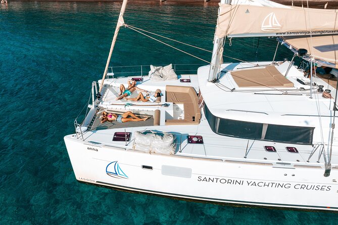 Luxury Santorini Catamaran Cruise: Lunch, BBQ, Drinks, Transfers - Key highlights to watch for