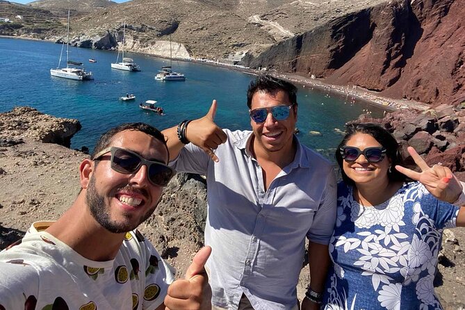 My Ultimate Half-Day Private Santorini Road Trip - Stop 3, Firostefani and the Three Bells, Photos With Caldera Angle
