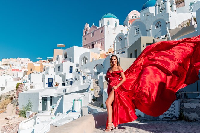 Photoshoot in Flying Dresses in Santorini - Price and Value: Does $287.58 Per Person Make Sense?