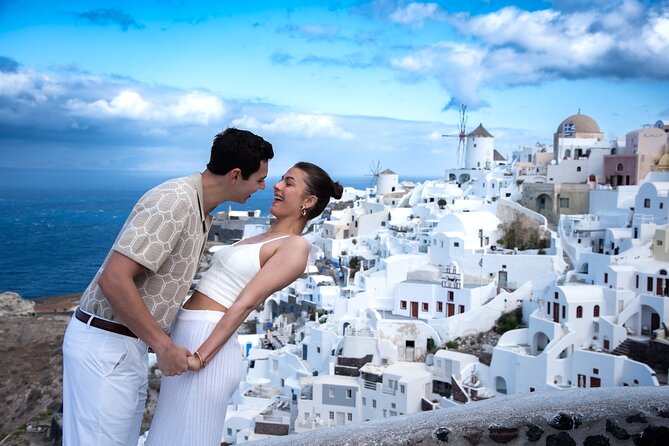 Photoshoot in Santorini Oia - How much is it really worth: $181.02 per group for five people