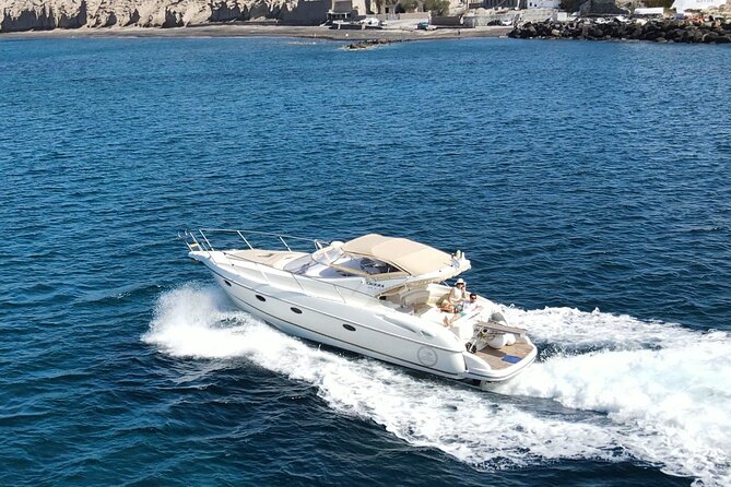 Private all included yacht Tour in Santorini - Hotel pickup to drop-off: the easiest way to start a boat day
