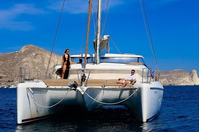 Private All Inclusive Day Cruise with Full Greek Lunch - Red Beach stop: iron-red color, quick swim time, and what to bring