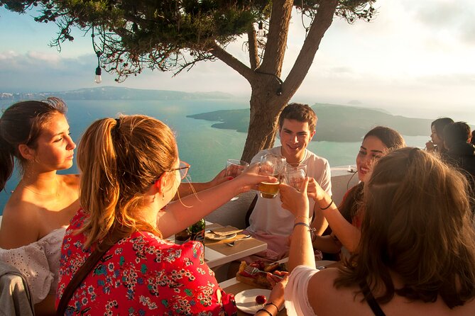 Private Captivating Santorini Highlights Tour inc. tastings - Venetsanos Winery: your structured 4-glass tasting with pairing