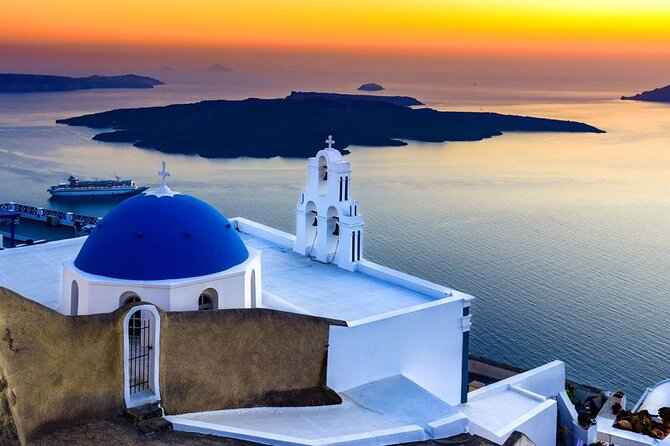 Private Custom Land Tour in Santorini with a Local - Firostefani: quick caldera views, Skaros, and a blue dome moment