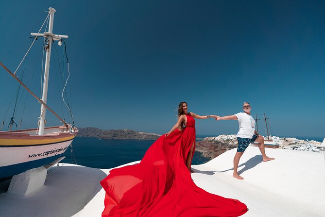 Private Flying Dress Photoshoot in Santorini - Price and Value: When $784.42 Makes Sense