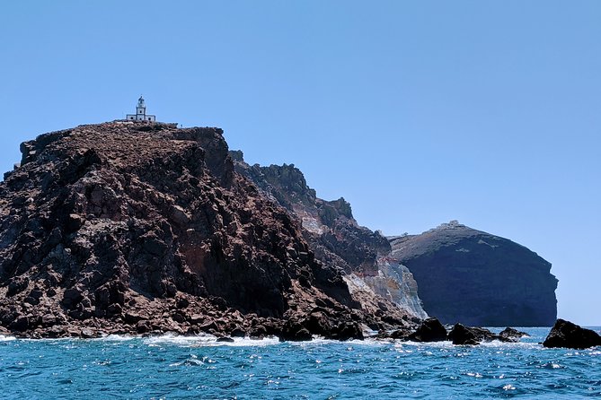 Private Full-Day Motor Yacht Cruise with Meal, Open Bar+Transfers - Thirasia snorkeling and Oia sunset from the water