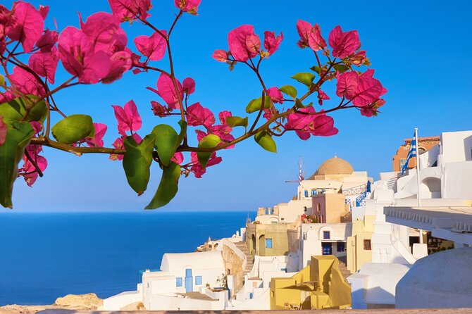 Private Half day - Best of Santorini and Wine Tasting tour - Perissa Black Sand Beach for a real break and sea air