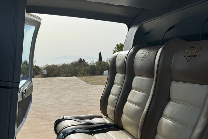 Private Helicopter Tour Santorini 20 minutes - up to 4 passengers - Photo tips through panoramic windows and quick onboard expectations