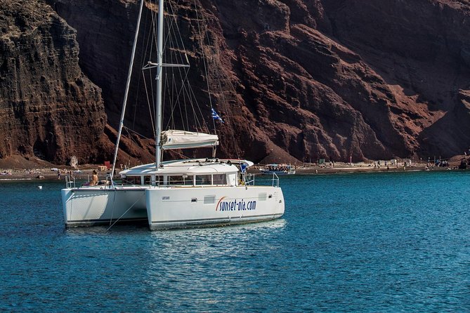 Private Morning Tour Lagoon 400-380 Sailing in Santorini ,lunch, drink, transfer - Pricing and Value: Is $480.59 Per Person a Good Deal?