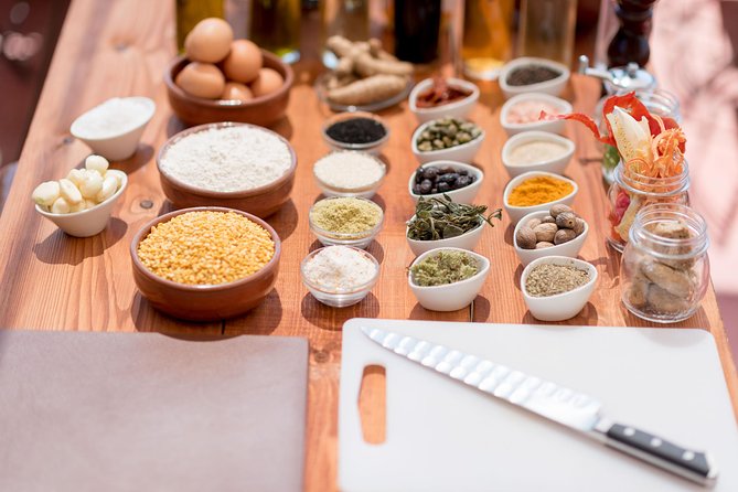 Private Santorini Cooking, Tasting, and Wine Experience - The short move to the restaurant, then the cooking class begins