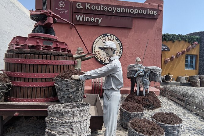 Private Santorinian Wine Tour - Stop 1: Art Space Winery Museum in Exo Gonia