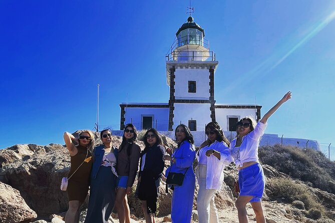 Private tour experience in Santorini island - Stop 3: Perissa and Perivolos, Black Sand and Clear Water Contrast