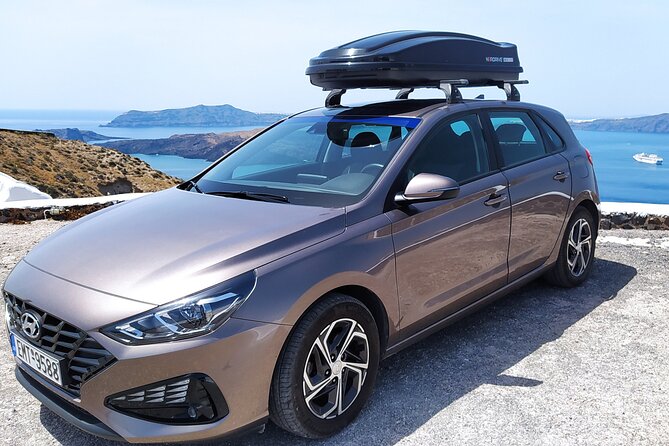 Private transfer Port/Airport or any destination in Santorini - The car and comfort: a brand-new ride for a hot island