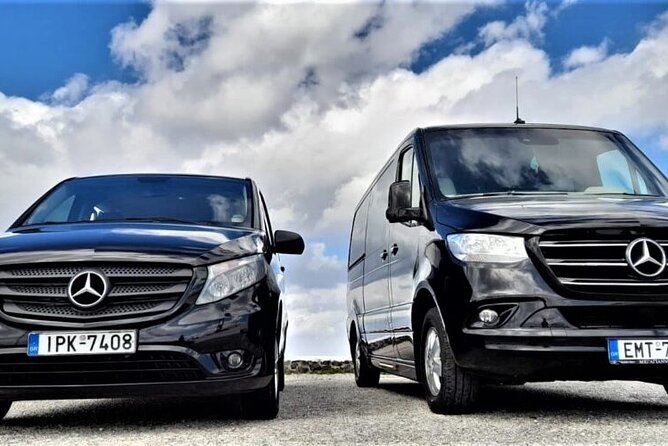 Private Transportation from Airport to Oia - The meet-and-greet system: where your driver actually waits