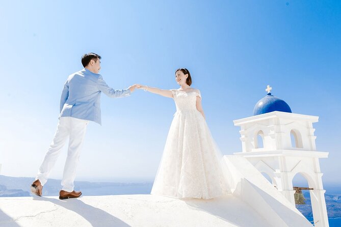 Proposal Photoshoot Santorini - Price and value: $223 per group up to 2 for a 1-hour session