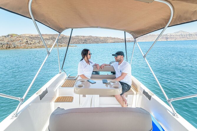 Rent a Boat in Santorini with Free License - Price and value for up to 5 people
