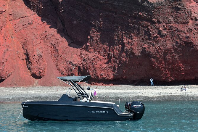 Rent a SpeedBoat in Santorini with License or Skippered - Meeting in Vlichada, then getting out fast and organized