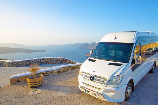 Romantic Private Day Tour in Santorini - Oia marble lane walk, blue domes, and Saint Nicolas castle ruins