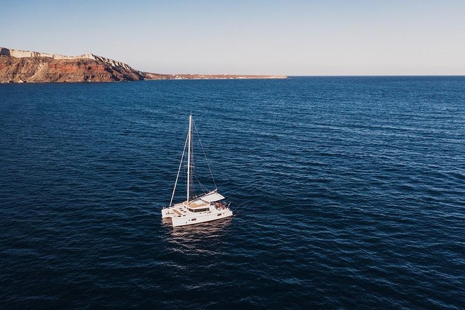 Romantic Sunset Catamaran Caldera Cruise incl. Meal & Drinks - Oia Sunset Viewing From Ammoudi Bay Side: The Moment You Wait For