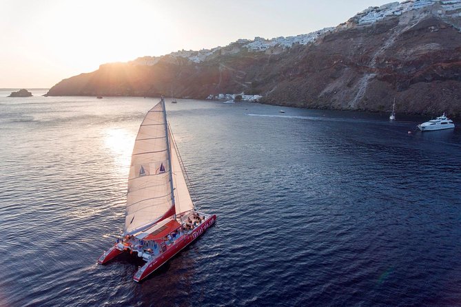 Sailing Catamaran Cruise in Santorini with BBQ, Drinks and Transfer - Time on the Water: Comfort, Crowds, and How to Get the Best Spots